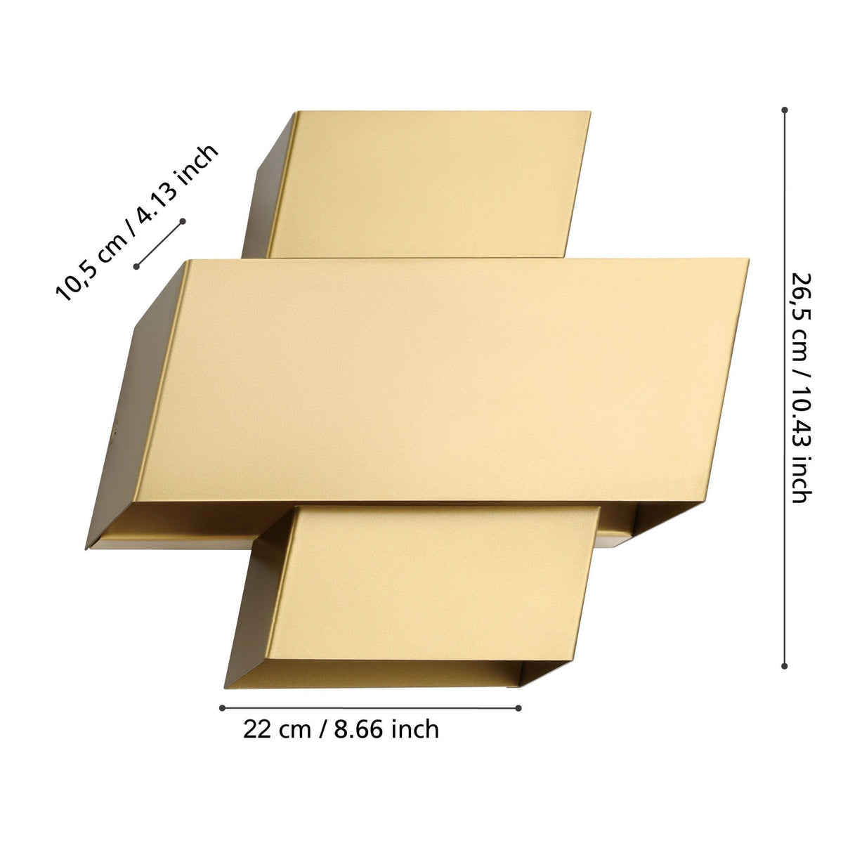 Timparossa Wall Light in Gold