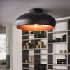 Mogano 400 Ceiling Light in Black and Copper