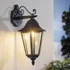 Navedo Black IP44 Exterior Cast Aluminium Down Wall Light