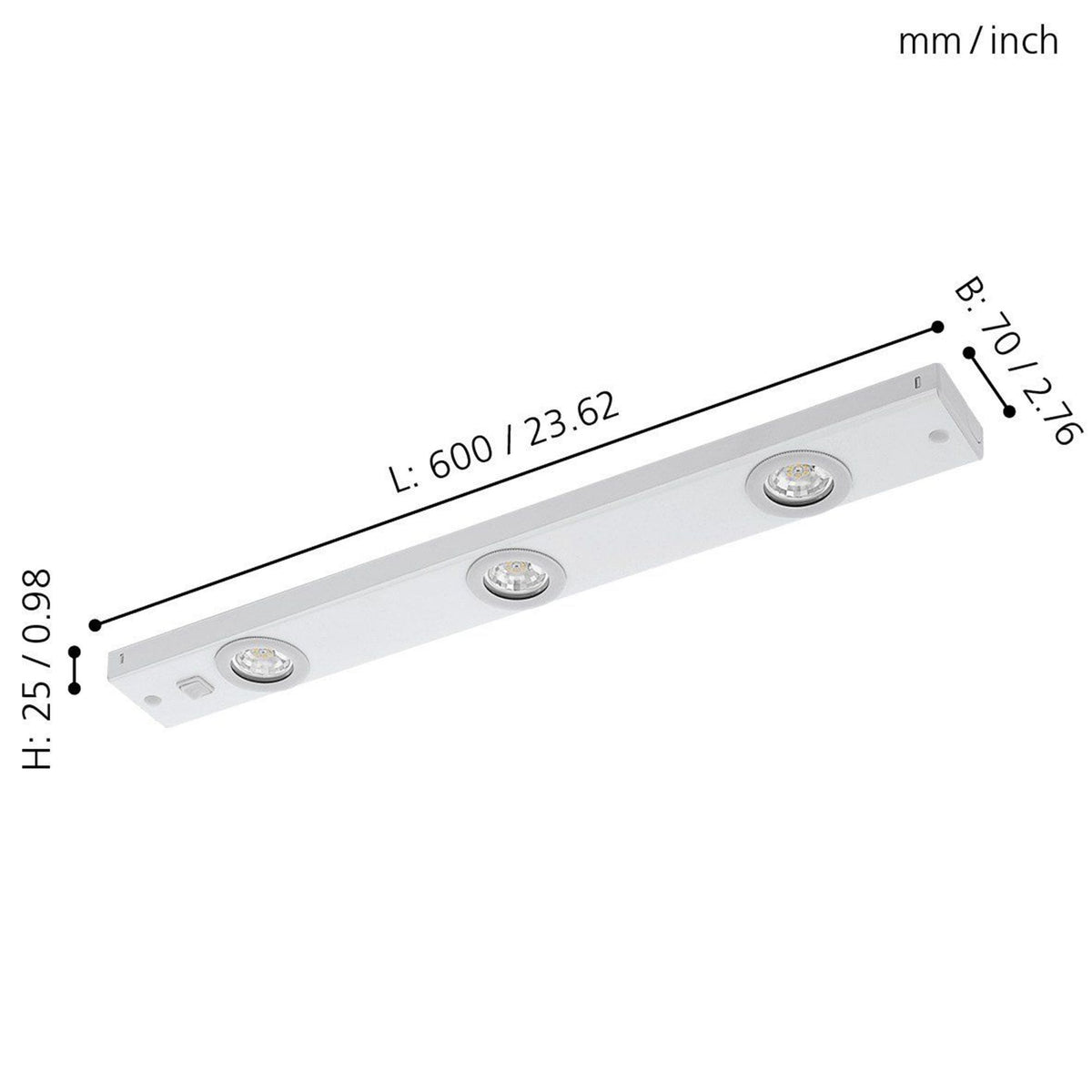 White Kob LED Under Cabinet Lights