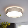 Pasteri LED Taupe Fabric Ceiling Light