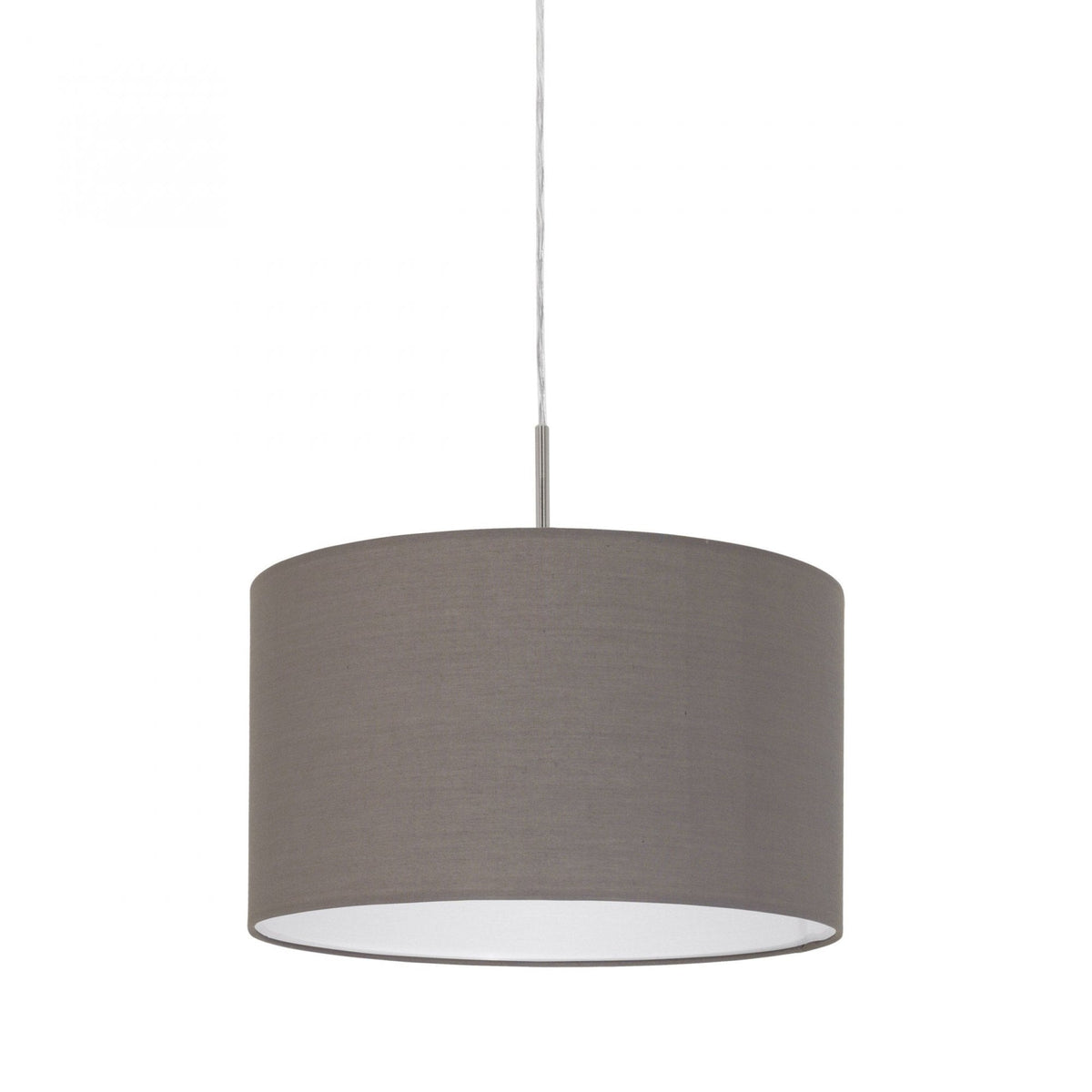 Pasteri Small Anthracite Brown Fabric Pendant
