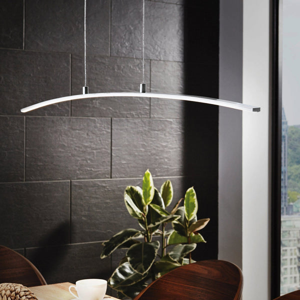 Lasana LED Bar Pendant in Chrome
