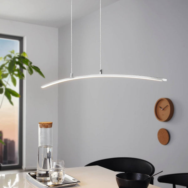 Lasana LED Bar Pendant in Chrome