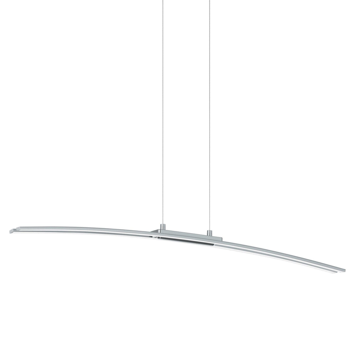 Lasana Double LED Bar Pendant in Chrome