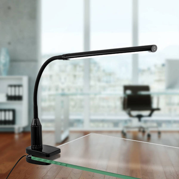 Laroa Clip LED Desk Lamp in Black