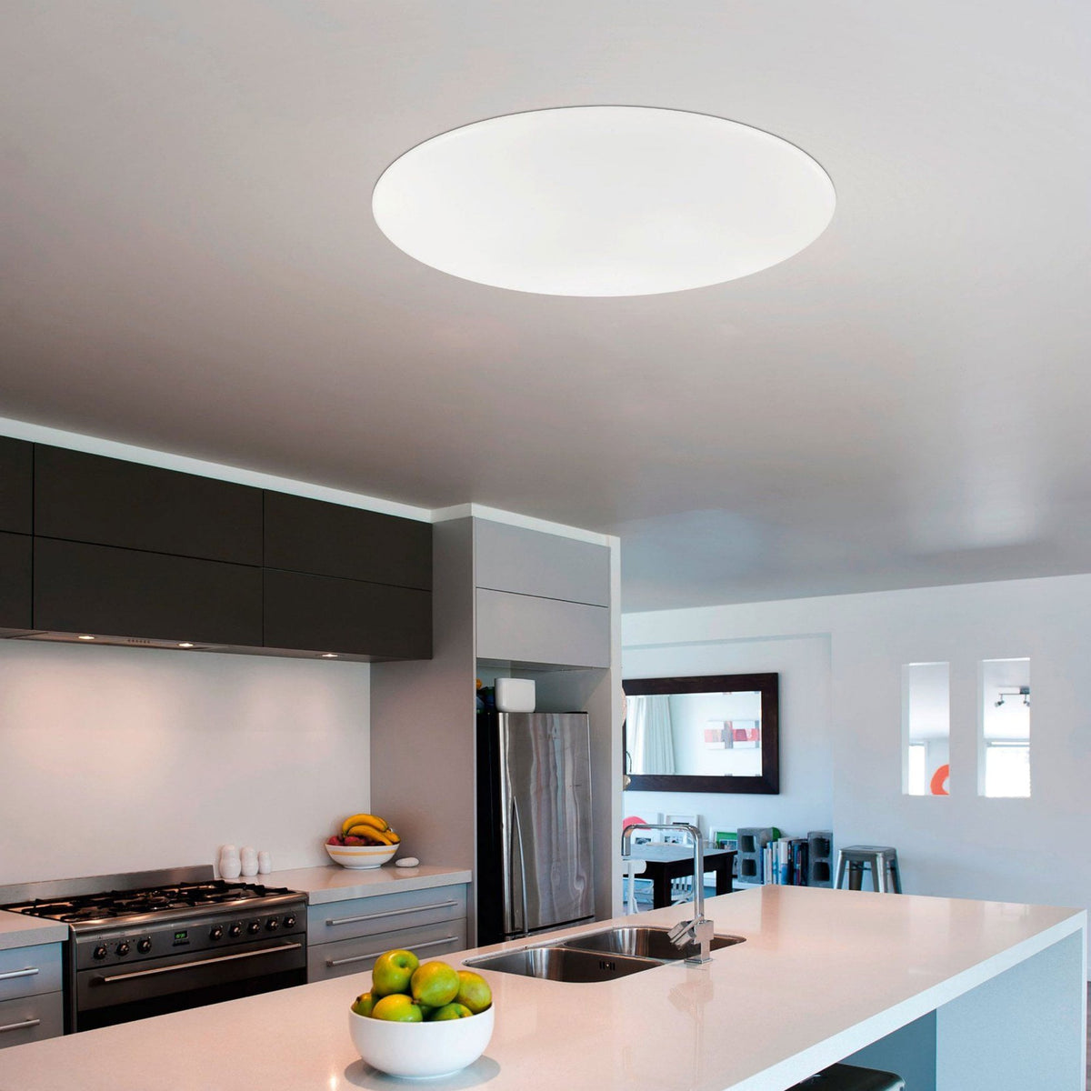 Giron 1 LED Adjustable colour Temperature Ceiling Light with Remote