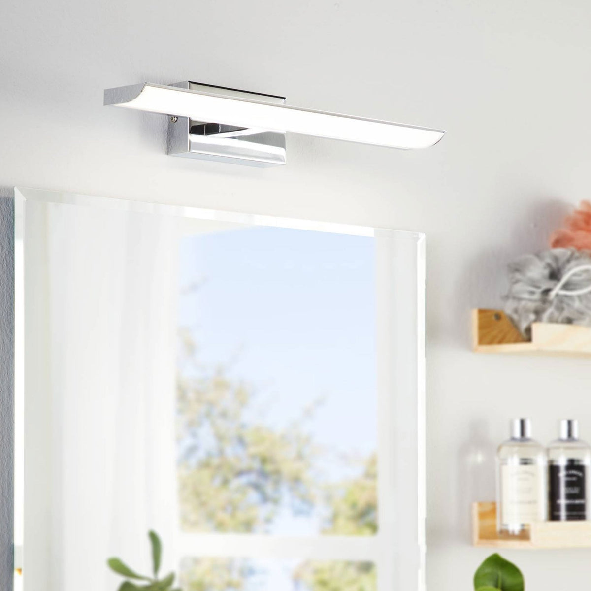 Tabiano 405 LED Bathroom Mirror Wall Light in Chrome