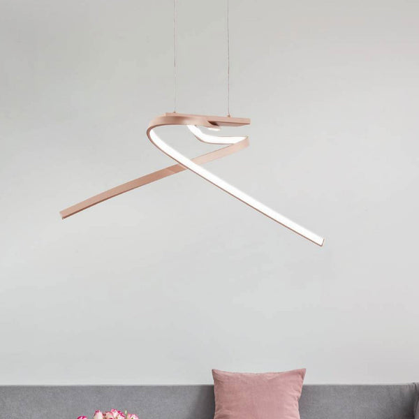 Palozza LED Pendant Light in Rose Gold