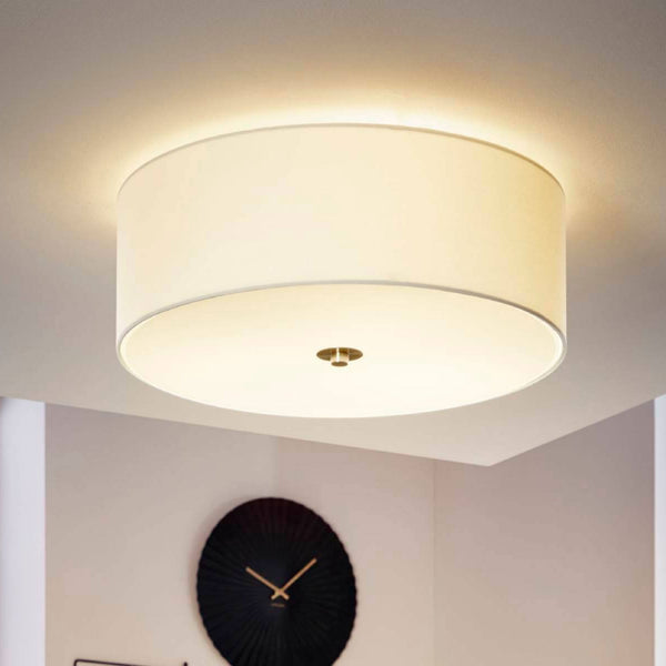 Pasteri Flush Ceiling Light in White