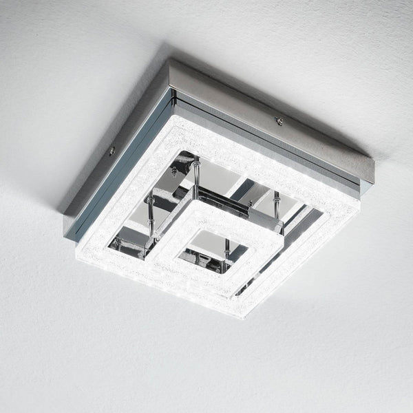 Fradelo 2 LED Chrome & Crystal Ceiling or Wall Light