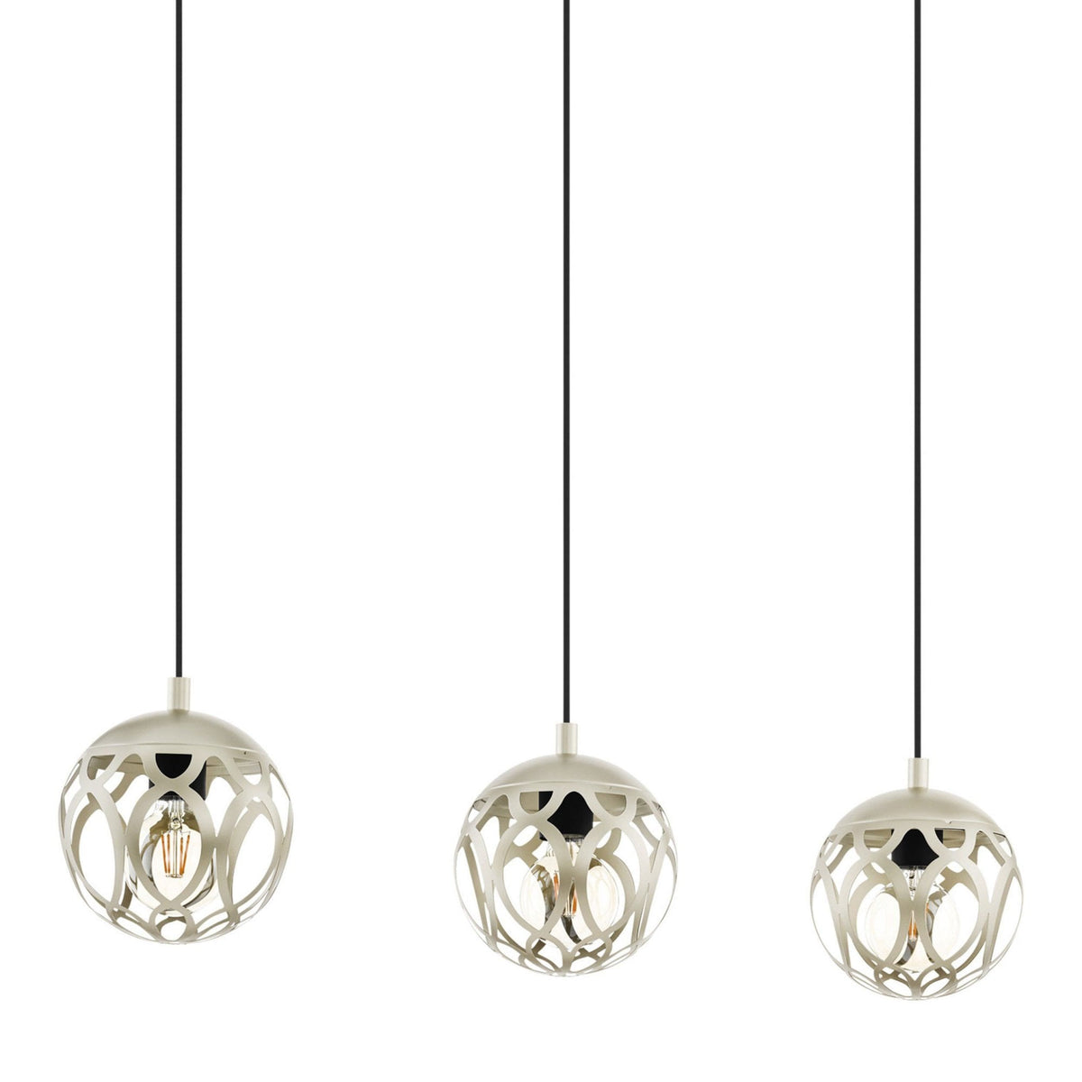 Mirtazza Black & Champagne Triple Bar Pendant