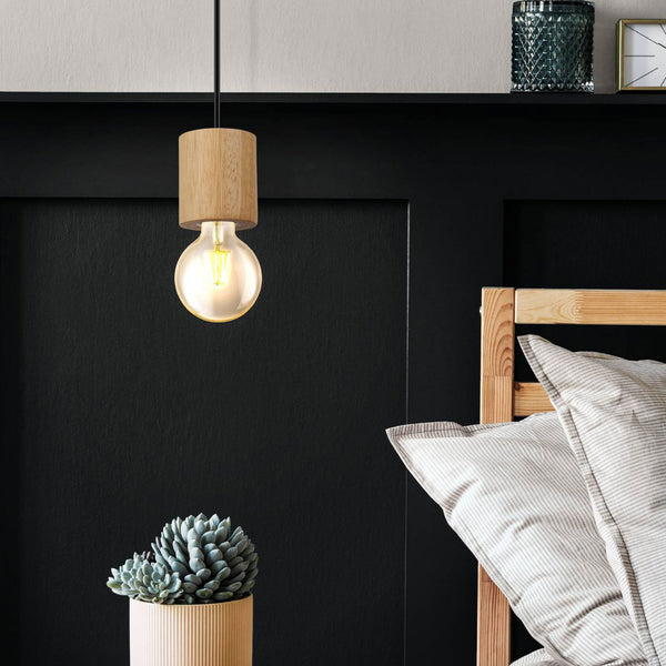 Turialdo Minimalist Wooden Pendant Light