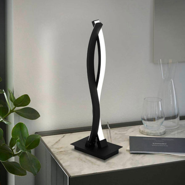 Lasana 3 Black and White 10w LED Table Lamp