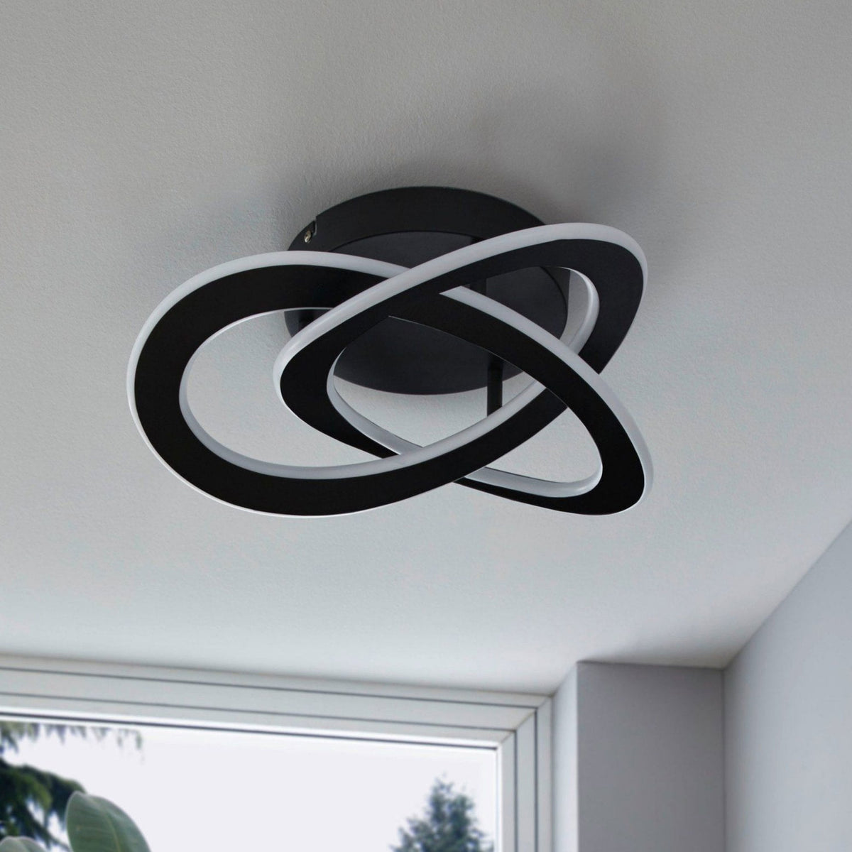 Rolimare 35w LED Black & White Ceiling Light