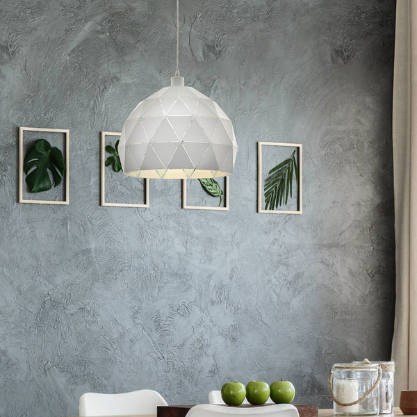 Roccaforte 400mm Pendant Light in White