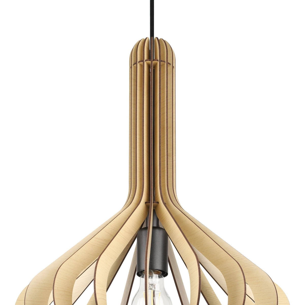 Velasco 380mm Wooden Pendant in Maple
