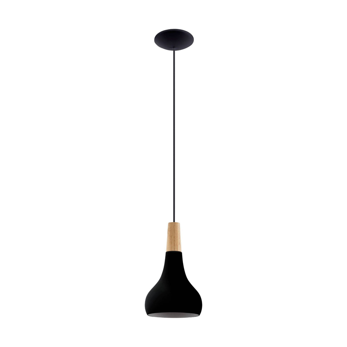 Sabinar Small Steel Pendant Light in Black