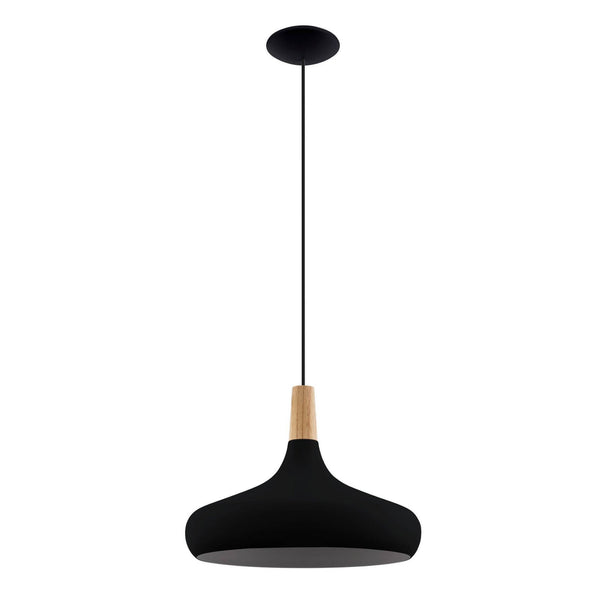 Sabinar Large Steel Pendant Light in Black