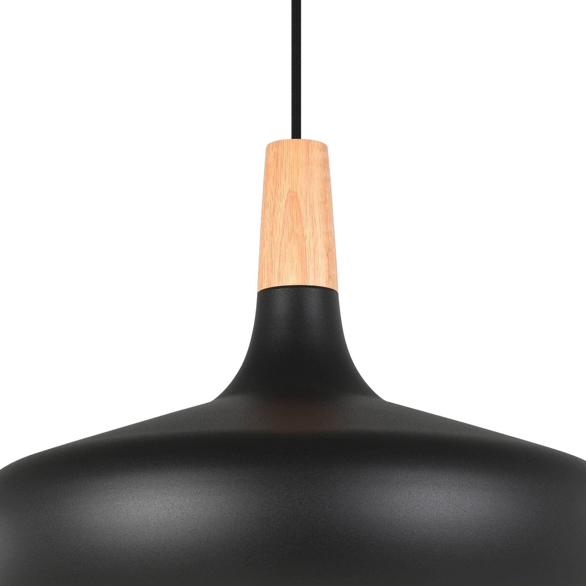 Sabinar Large Steel Pendant Light in Black