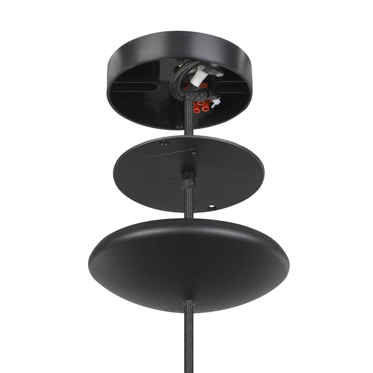 Sabinar Large Steel Pendant Light in Black
