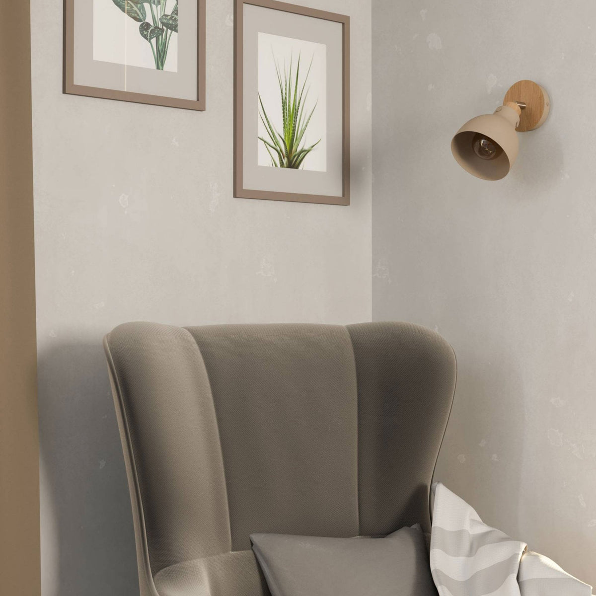 Arrecife Single Spotlight in Sandy Finish