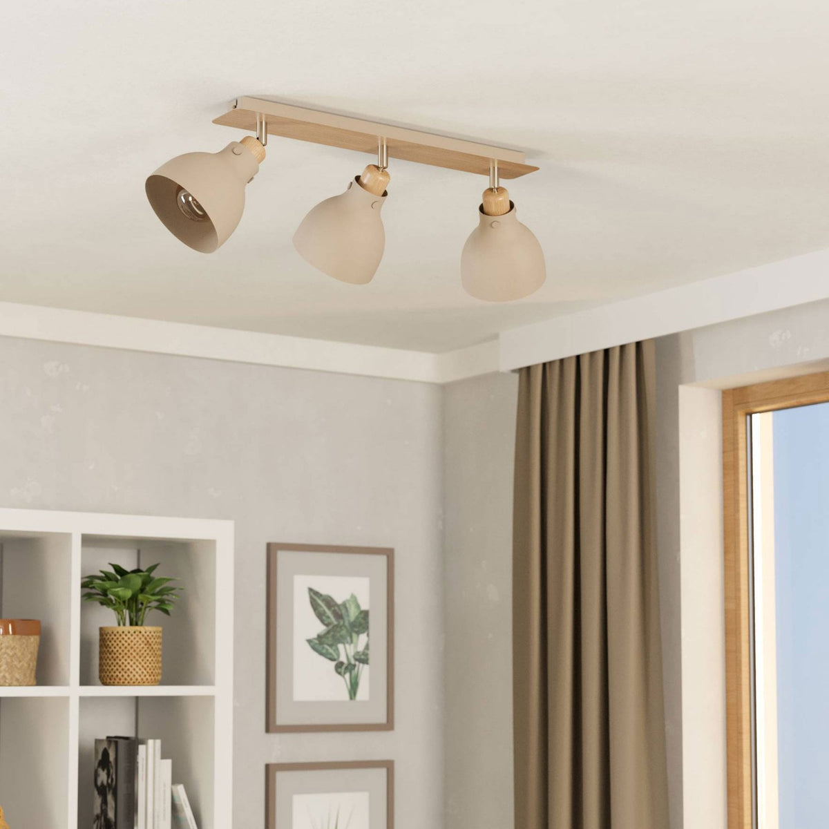 Arrecife Triple Spotlight in Sandy Finish