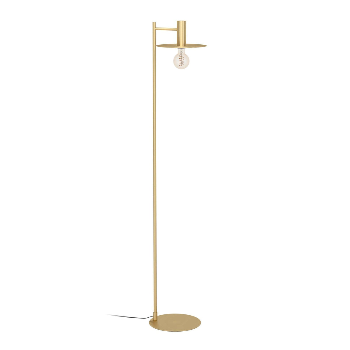 Escandell Floor Lamp in Brushed Brass