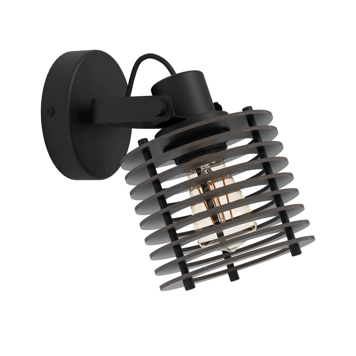 Segovia Single Spotlight in Black