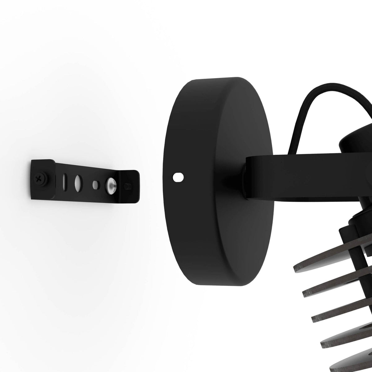 Segovia Single Spotlight in Black