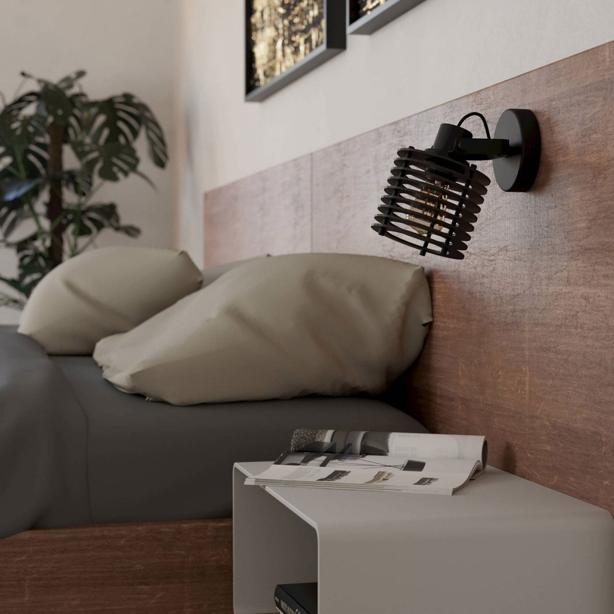 Segovia Single Spotlight in Black