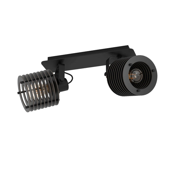 Segovia Double Spotlight in Black