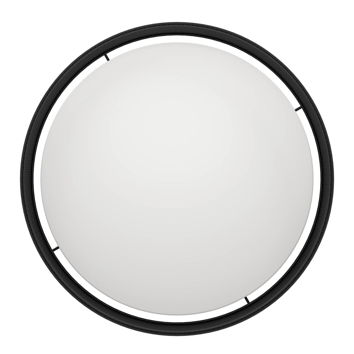 Luppineria 385mm 20w LED Ceiling Light in Black with White Diffuser