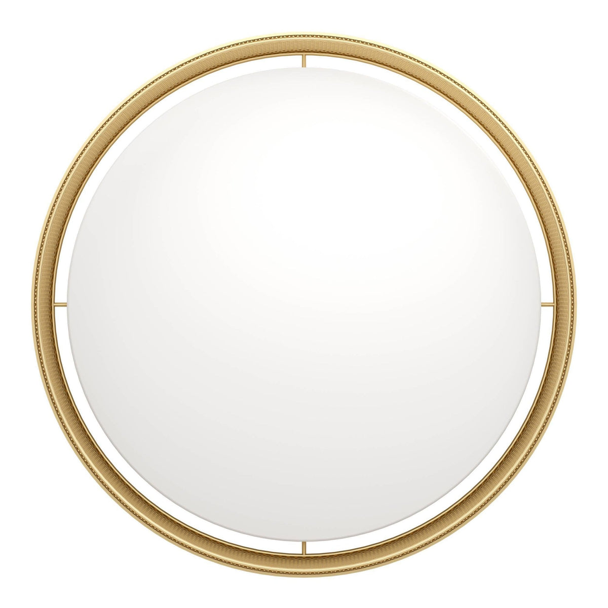 Luppineria 385mm 20w LED Ceiling Light in Matt Brass with White Diffuser