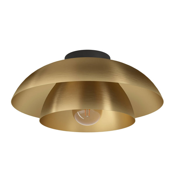 Cenciara Ceiling Light with Brushed Brass Steel Shades