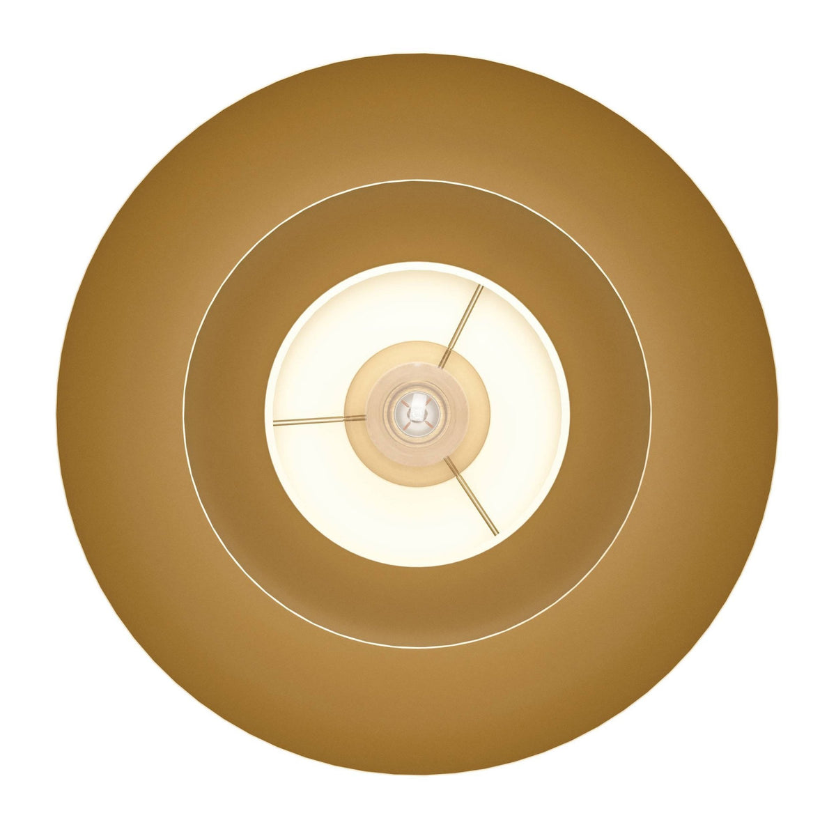 Cenciara Ceiling Light with Brushed Brass Steel Shades