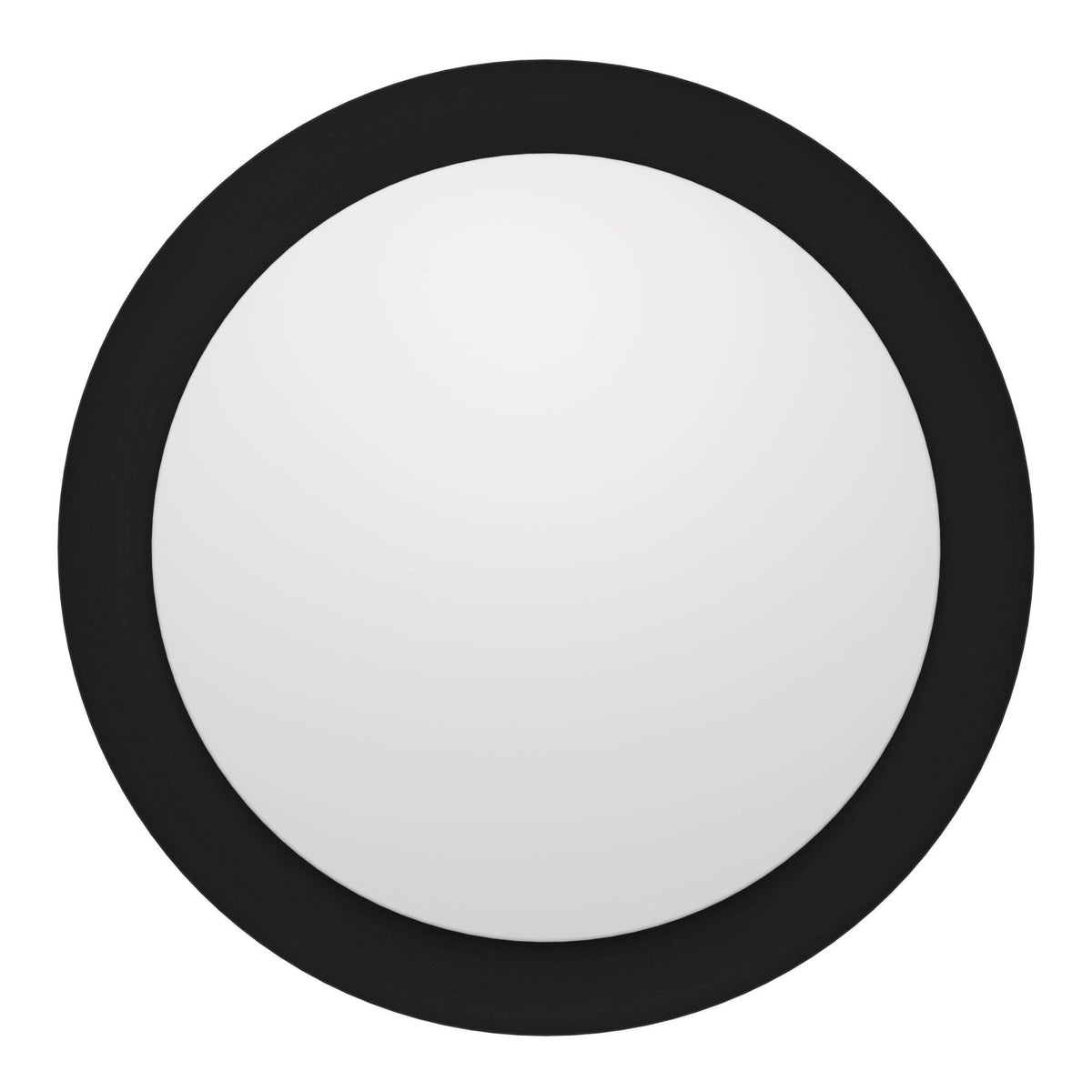 Penjamo 1 465mm 20w LED Ceiling Light in Black with White Diffuser