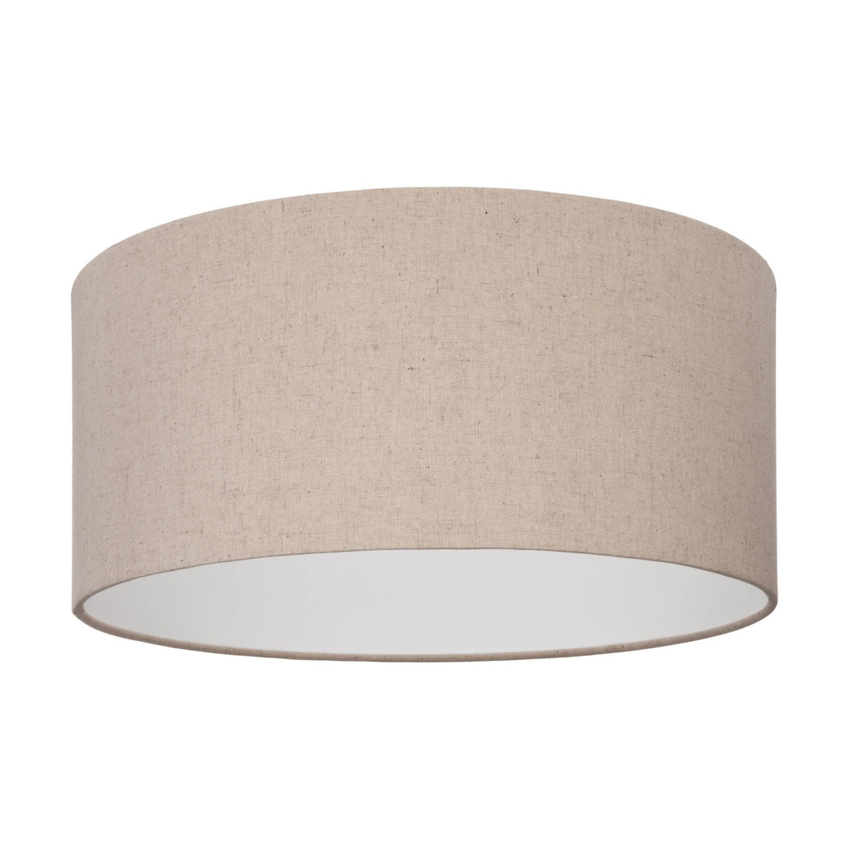 Feniglia Ceiling Light with Natural Fabric Linen Shade