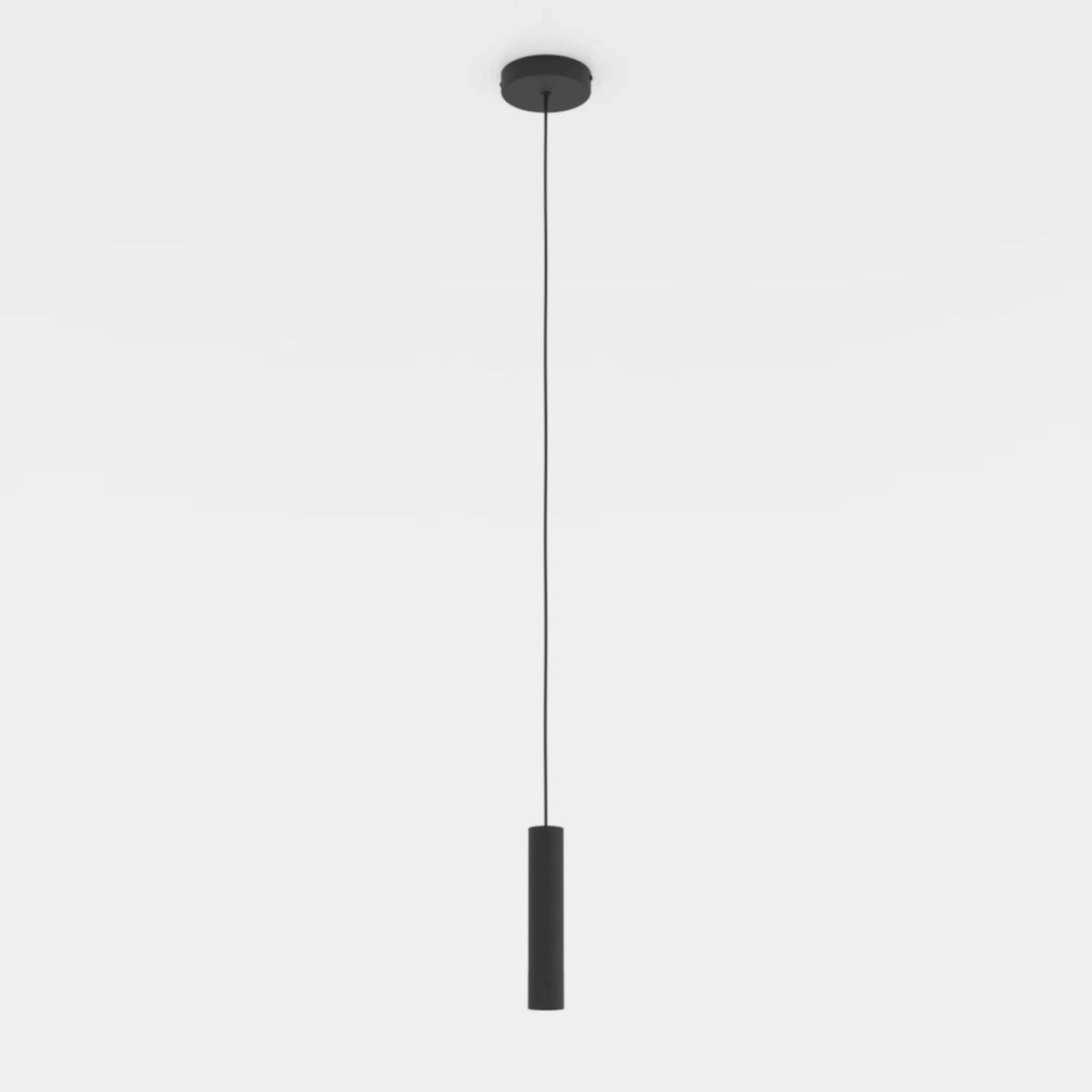 Almudaina Single Drop LED Pendant in Black