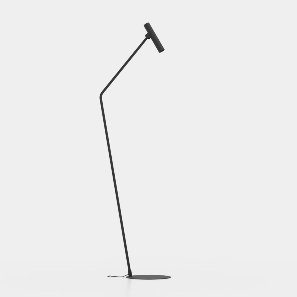 Almudaina LED Task Floor Lamp in Black