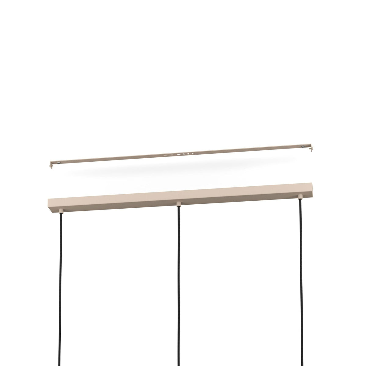 Cambaito Triple Drop Linear Pendant in a Sandy Finish