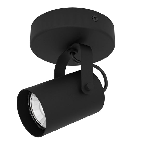 Sorego Single Lamp Adjustable Spotlight in Black