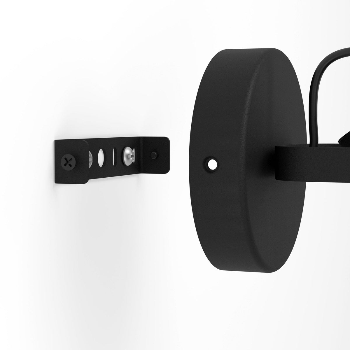 Sorego Single Lamp Adjustable Spotlight in Black