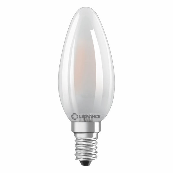 High CRI E14 Dimmable Warm White Frosted LED Candle 3.4W 2700K 470lm