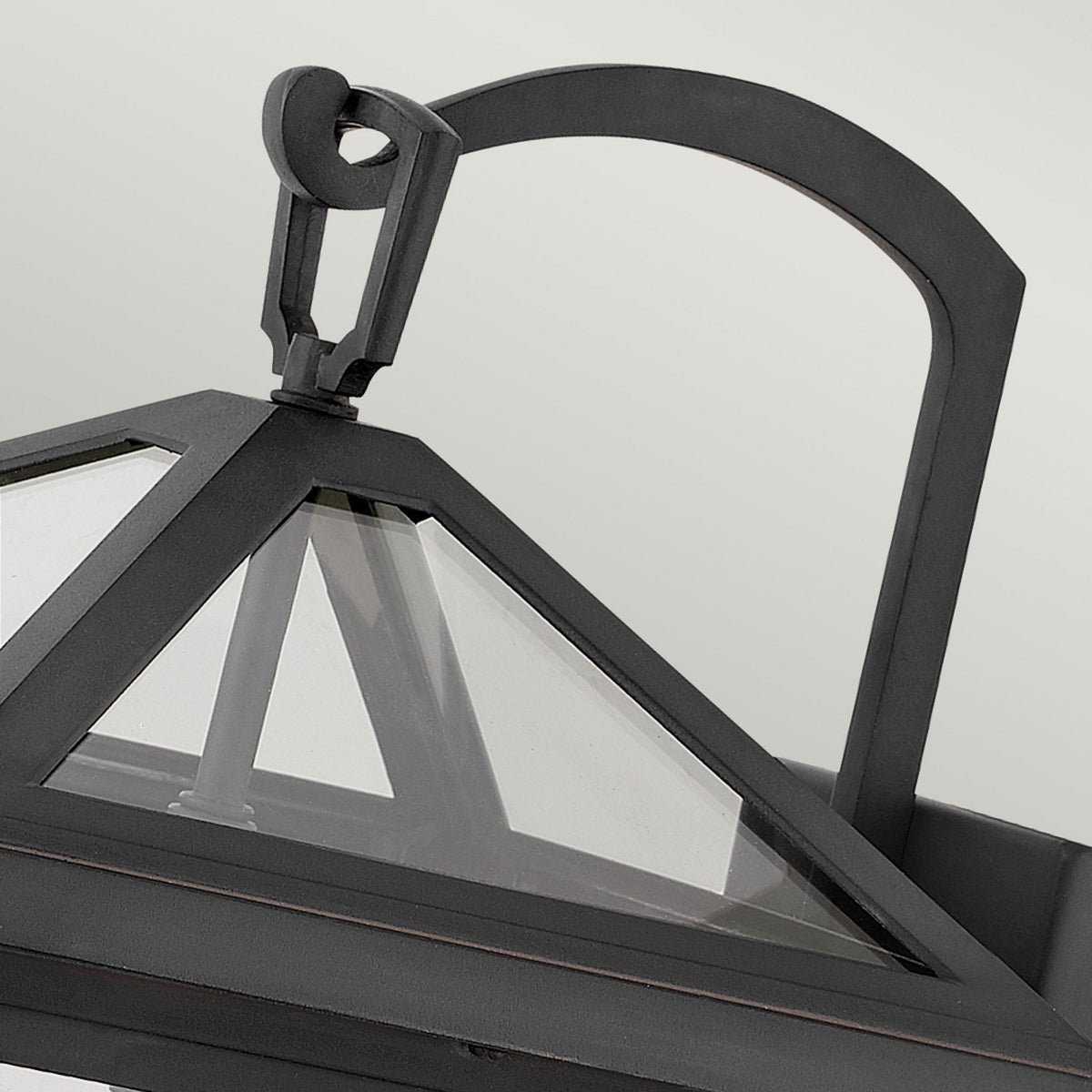 Alford Place IP44 Two Lamp Medium Wall Lantern in Museum Black