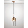 Mia Copper Pendant With Clear Glass Shade