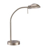 Bamberg Satin Nickel Adjustable Table Lamp