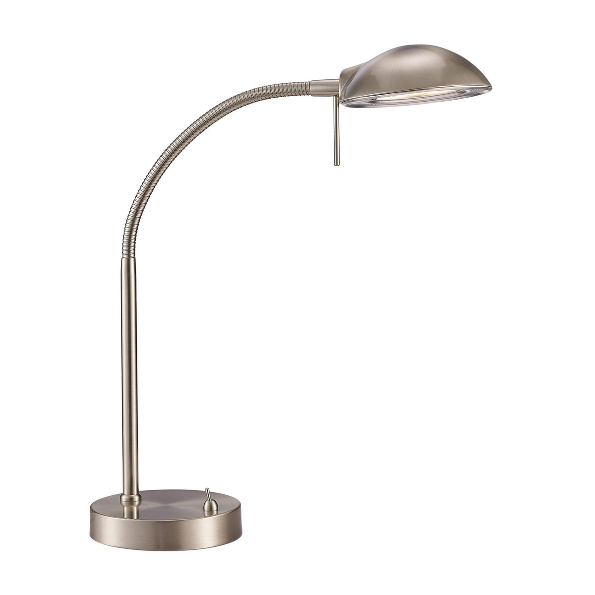 Bamberg Satin Nickel Adjustable Table Lamp