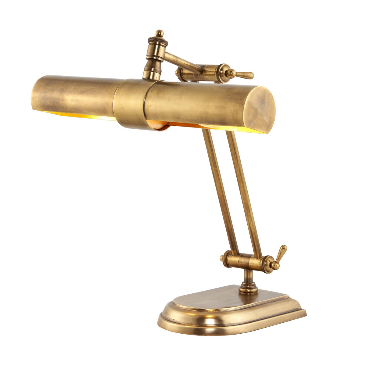Winchester Solid Brass Adjustable Table Lamp
