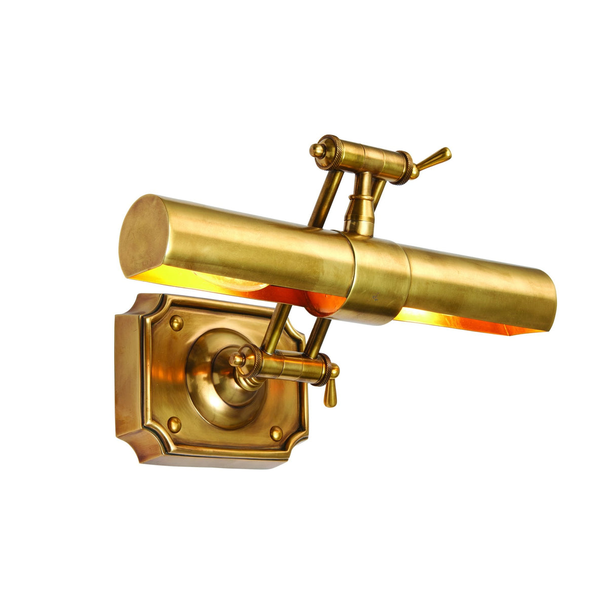 Winchester 14" Solid Brass Adjustable Picture Light